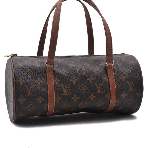 Authentic LOUIS VUITTON Monogram Papillon 30 Hand Bag M51385 LV 1326B