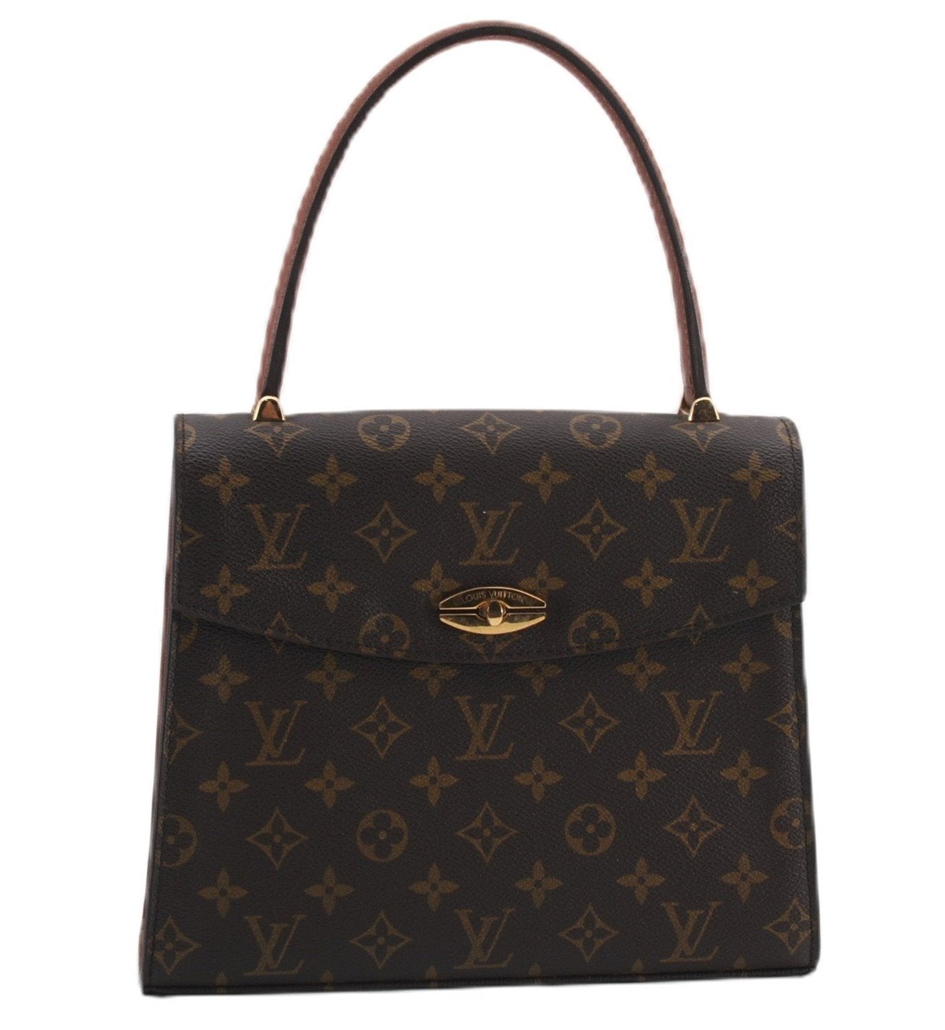 Authentic Louis Vuitton Monogram Malesherbes Hand Bag Purse M51379 LV 1326F