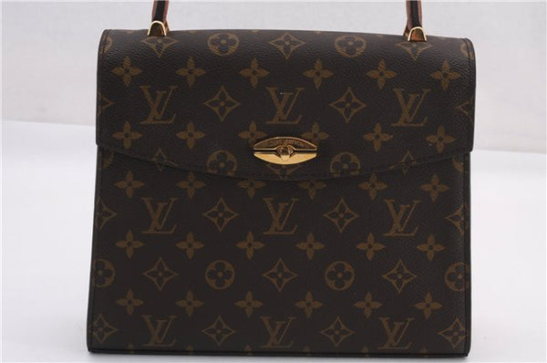 Authentic Louis Vuitton Monogram Malesherbes Hand Bag Purse M51379 LV 1326F