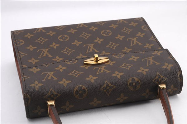 Authentic Louis Vuitton Monogram Malesherbes Hand Bag Purse M51379 LV 1326F