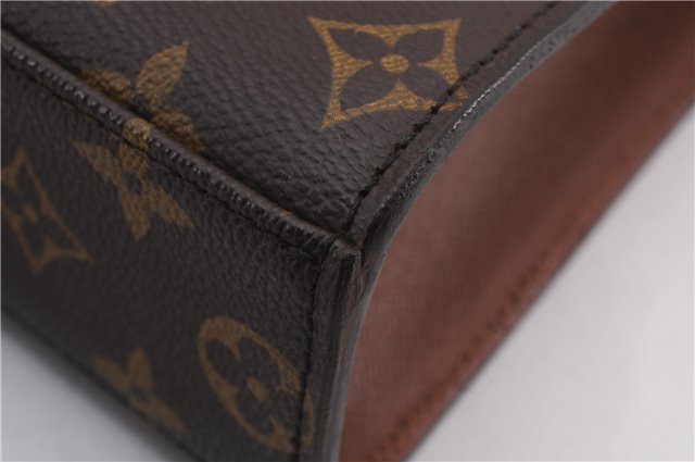 Authentic Louis Vuitton Monogram Malesherbes Hand Bag Purse M51379 LV 1326F