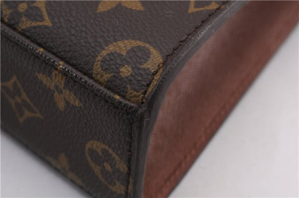 Authentic Louis Vuitton Monogram Malesherbes Hand Bag Purse M51379 LV 1326F