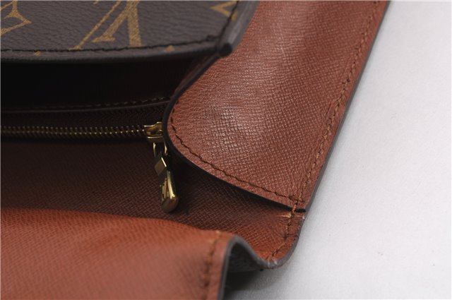 Authentic Louis Vuitton Monogram Malesherbes Hand Bag Purse M51379 LV 1326F