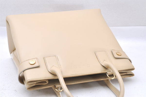 Authentic GUCCI Vintage 2Way Shoulder Hand Bag Purse Enamel White Junk 1326I