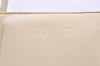 Authentic GUCCI Vintage 2Way Shoulder Hand Bag Purse Enamel White Junk 1326I