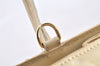 Authentic GUCCI Vintage 2Way Shoulder Hand Bag Purse Enamel White Junk 1326I