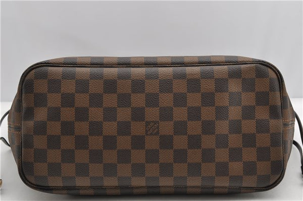 Authentic Louis Vuitton Damier Neverfull MM Shoulder Tote Bag N51105 LV 1327F