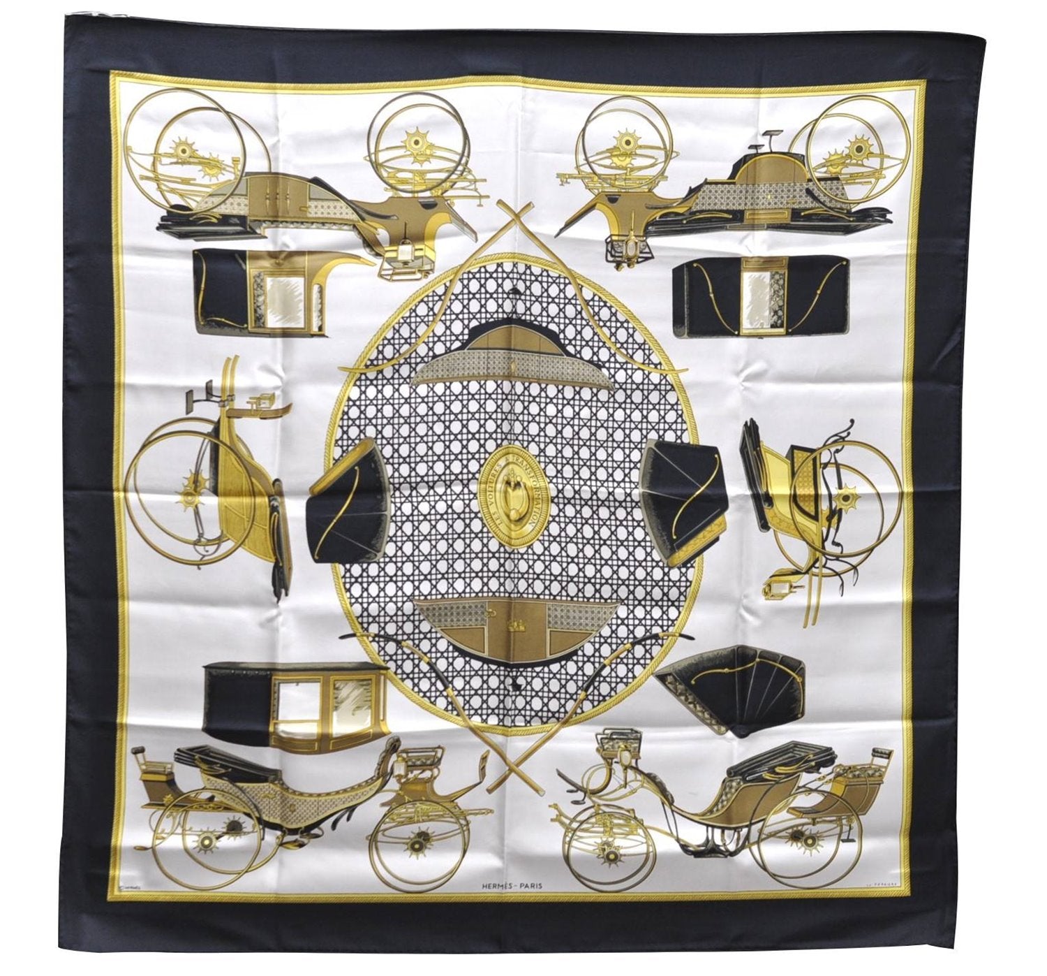 Authentic HERMES Carre 90 Scarf 