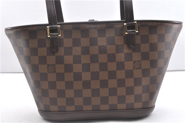 Authentic Louis Vuitton Damier Manosque PM Shoulder Tote Bag N51121 LV 1328F