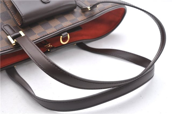 Authentic Louis Vuitton Damier Manosque PM Shoulder Tote Bag N51121 LV 1328F