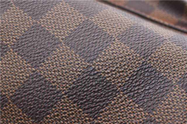 Authentic Louis Vuitton Damier Manosque PM Shoulder Tote Bag N51121 LV 1328F