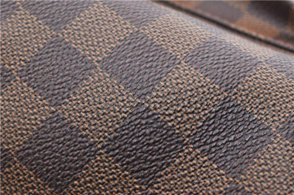 Authentic Louis Vuitton Damier Manosque PM Shoulder Tote Bag N51121 LV 1328F