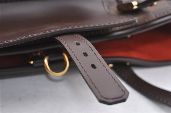 Authentic Louis Vuitton Damier Manosque PM Shoulder Tote Bag N51121 LV 1328F