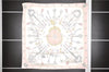 Authentic HERMES Carre 90 Scarf "LES CLES" Silk Pink 1328G