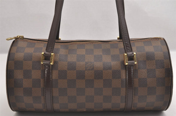 Authentic Louis Vuitton Damier Papillon 30 Hand Bag Purse N51303 LV 1328I