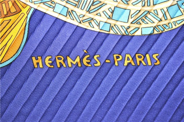 Authentic HERMES Pleats Scarf 