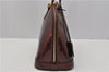 Authentic Louis Vuitton Vernis Alma PM Hand Bag Bordeaux Red M91691 LV 1331F