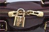 Authentic Louis Vuitton Vernis Alma PM Hand Bag Bordeaux Red M91691 LV 1331F