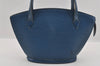 Authentic Louis Vuitton Epi Saint Jacques Poignier Long Shoulder Bag Blue 1331I