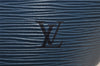 Authentic Louis Vuitton Epi Saint Jacques Poignier Long Shoulder Bag Blue 1331I
