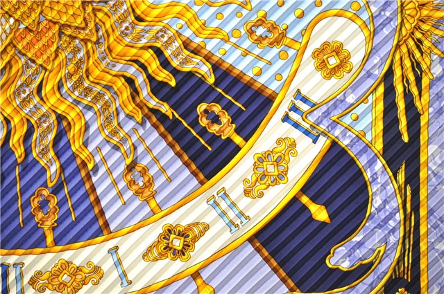 Authentic HERMES Pleats Scarf 