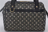 Authentic Louis Vuitton Monogram Mini Josephine PM Hand Bag Black LV 1332E