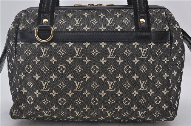 Authentic Louis Vuitton Monogram Mini Josephine PM Hand Bag Black LV 1332E