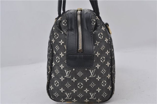 Authentic Louis Vuitton Monogram Mini Josephine PM Hand Bag Black LV 1332E