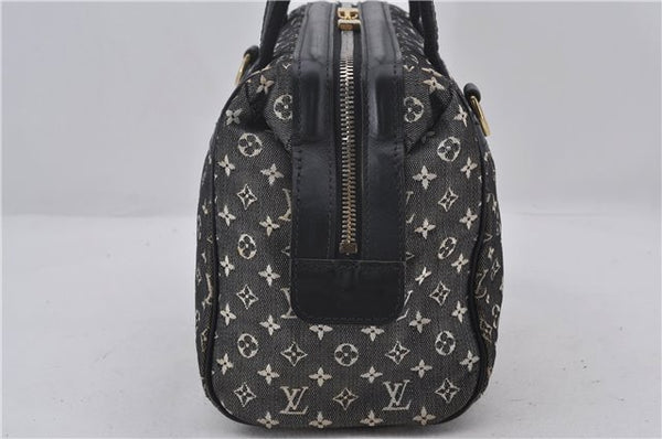 Authentic Louis Vuitton Monogram Mini Josephine PM Hand Bag Black LV 1332E