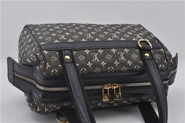 Authentic Louis Vuitton Monogram Mini Josephine PM Hand Bag Black LV 1332E