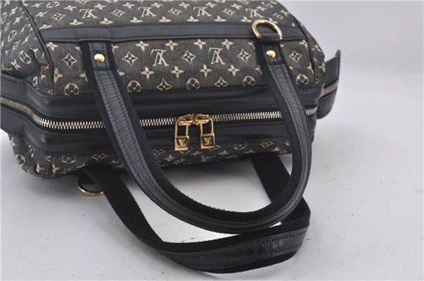 Authentic Louis Vuitton Monogram Mini Josephine PM Hand Bag Black LV 1332E