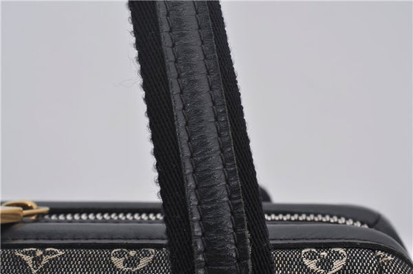 Authentic Louis Vuitton Monogram Mini Josephine PM Hand Bag Black LV 1332E