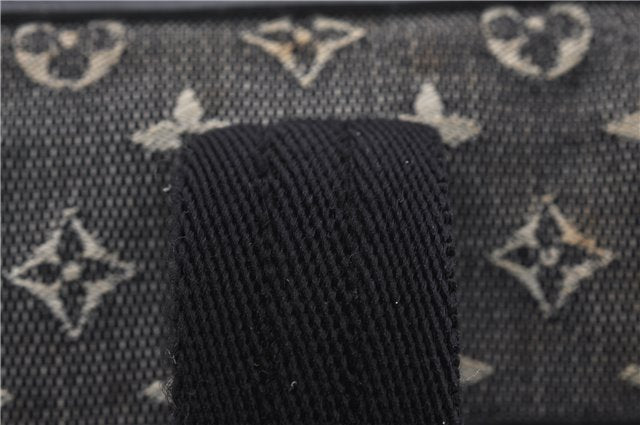 Authentic Louis Vuitton Monogram Mini Josephine PM Hand Bag Black LV 1332E