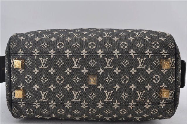 Authentic Louis Vuitton Monogram Mini Josephine PM Hand Bag Black LV 1332E