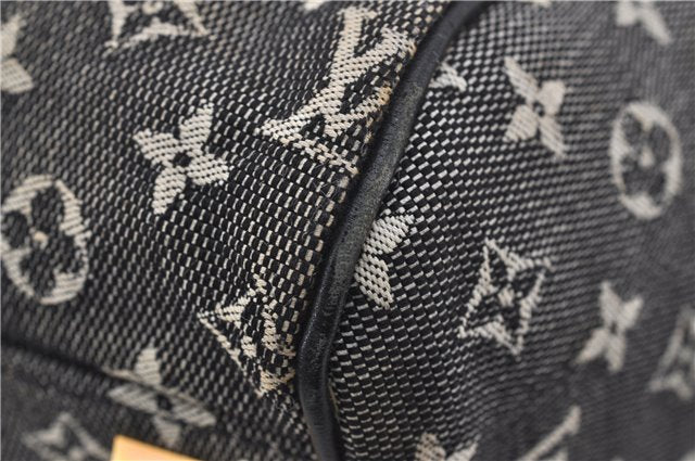 Authentic Louis Vuitton Monogram Mini Josephine PM Hand Bag Black LV 1332E