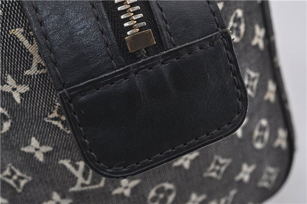 Authentic Louis Vuitton Monogram Mini Josephine PM Hand Bag Black LV 1332E