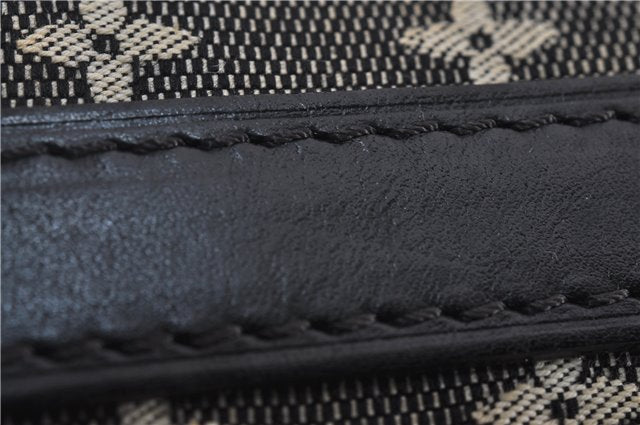 Authentic Louis Vuitton Monogram Mini Josephine PM Hand Bag Black LV 1332E