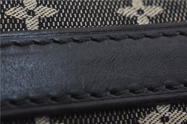 Authentic Louis Vuitton Monogram Mini Josephine PM Hand Bag Black LV 1332E