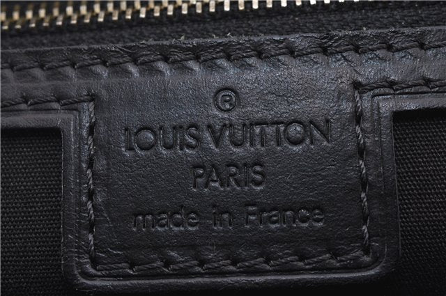 Authentic Louis Vuitton Monogram Mini Josephine PM Hand Bag Black LV 1332E