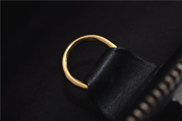 Authentic Louis Vuitton Monogram Mini Josephine PM Hand Bag Black LV 1332E