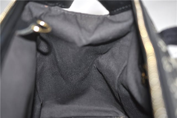 Authentic Louis Vuitton Monogram Mini Josephine PM Hand Bag Black LV 1332E