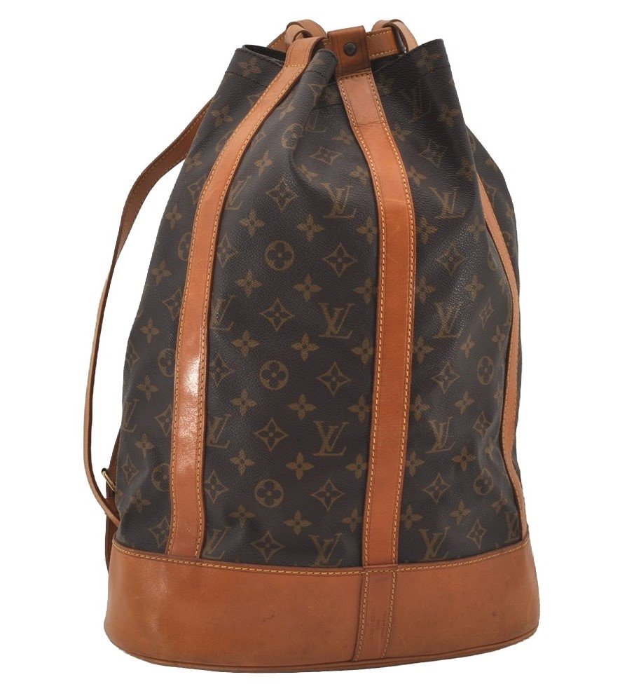 Authentic Louis Vuitton Monogram Randonnee GM Shoulder Bag M42244 LV 1332I