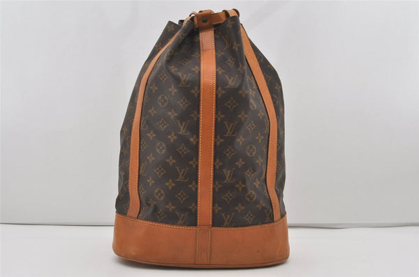 Authentic Louis Vuitton Monogram Randonnee GM Shoulder Bag M42244 LV 1332I