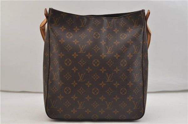 Authentic Louis Vuitton Monogram Looping GM Shoulder Bag M51145 LV 1333E