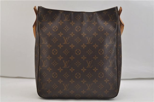 Authentic Louis Vuitton Monogram Looping GM Shoulder Bag M51145 LV 1333E
