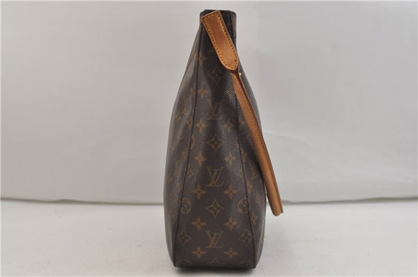 Authentic Louis Vuitton Monogram Looping GM Shoulder Bag M51145 LV 1333E