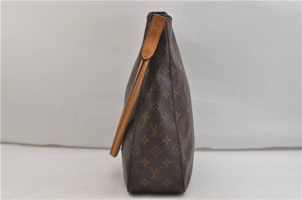 Authentic Louis Vuitton Monogram Looping GM Shoulder Bag M51145 LV 1333E