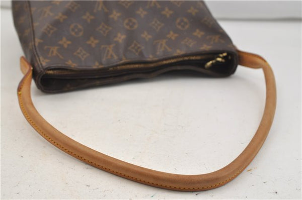 Authentic Louis Vuitton Monogram Looping GM Shoulder Bag M51145 LV 1333E