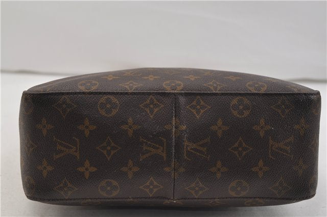 Authentic Louis Vuitton Monogram Looping GM Shoulder Bag M51145 LV 1333E