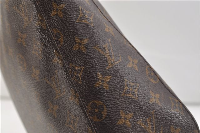 Authentic Louis Vuitton Monogram Looping GM Shoulder Bag M51145 LV 1333E